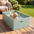 Bassin pliable 2-en-1 piscine ou bain pour chien
