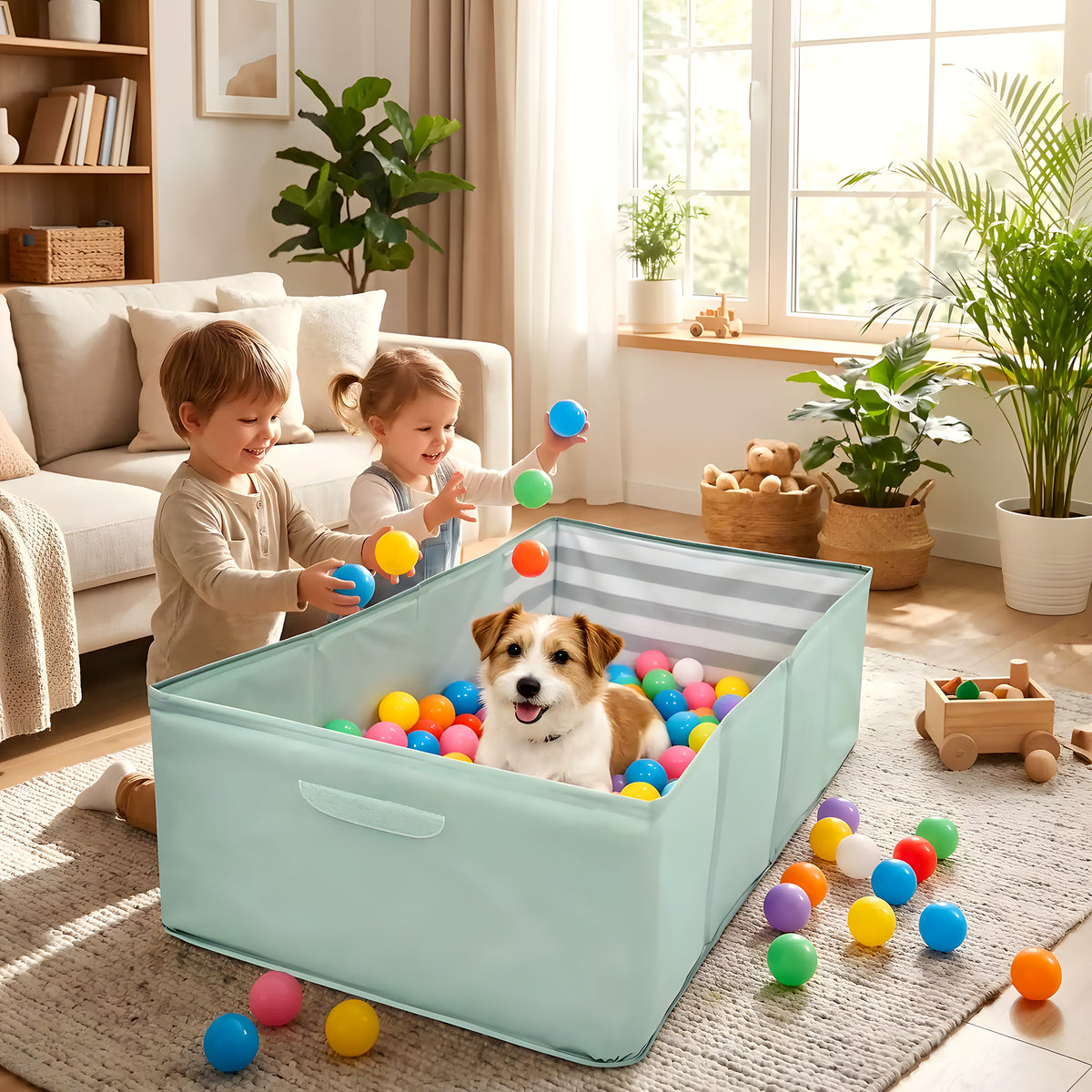 Bassin pliable 2-en-1 piscine ou bain pour chien