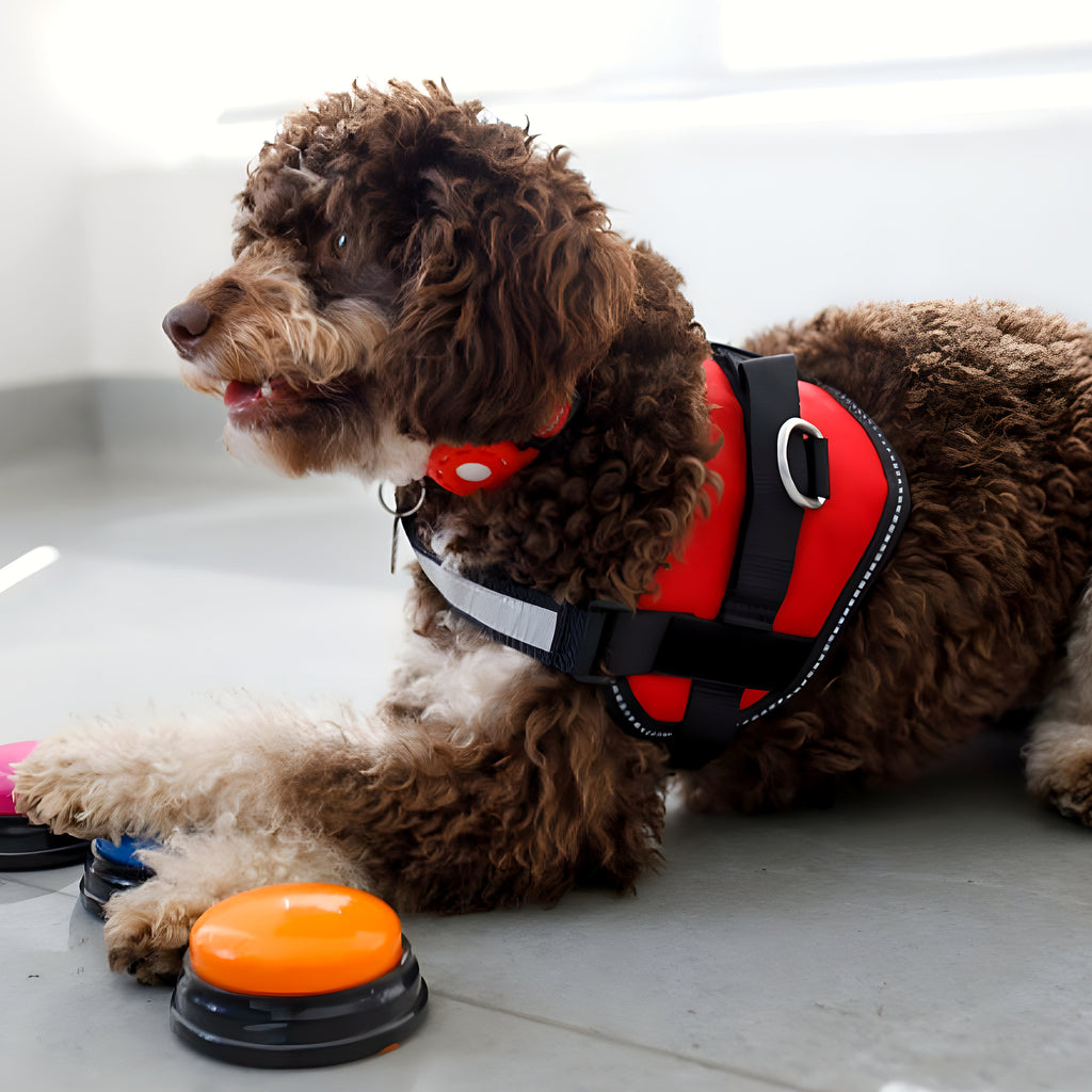 Buzzer enregistrable pour chien, à l'unité ou en pack