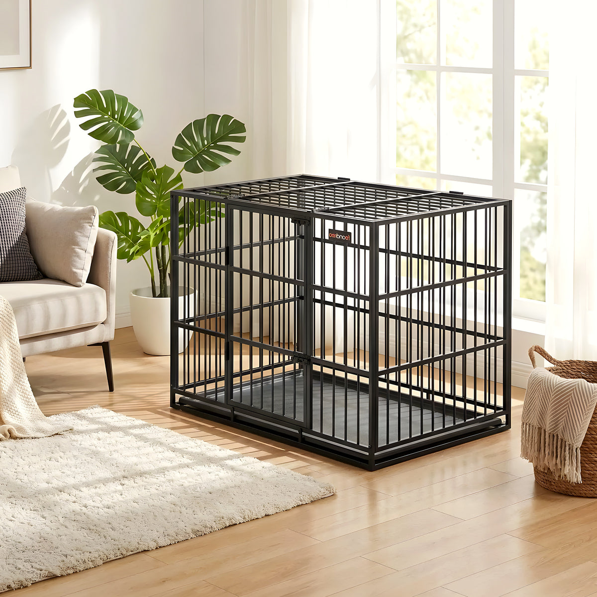 Cage d'intérieur XL 2 portes pour chien de 25 à 40 kg