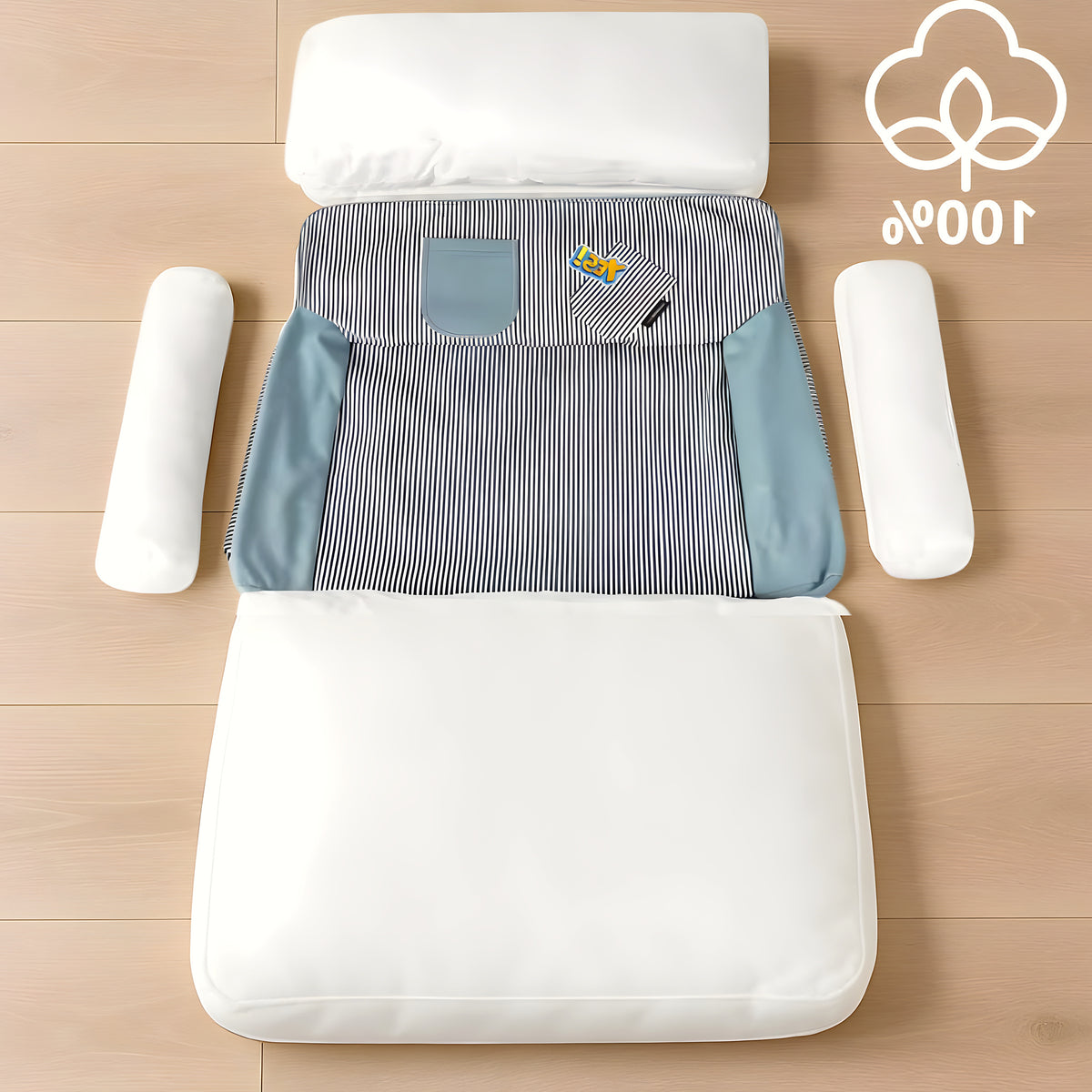 Canapé 100 % coton lavable jusqu'à 90 °C pour petit chien