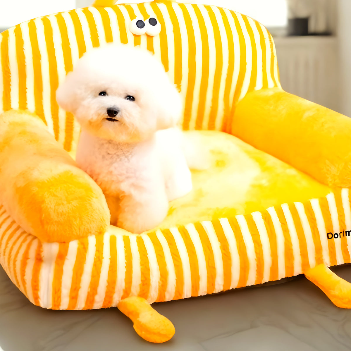 Canapé à accoudoirs déhoussable pour chien, S à L