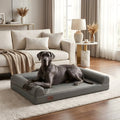 Canapé-lit orthopédique XXL en cuir vegan pour chien