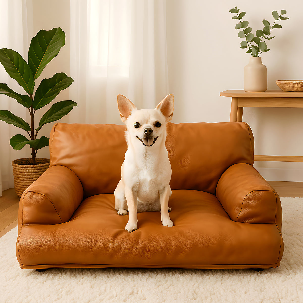Canapé minimaliste imperméable pour petit chien