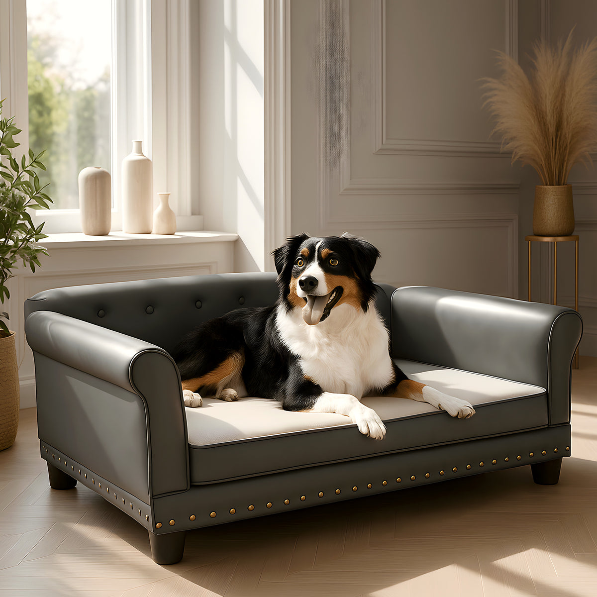 Canapé orthopédique haut de gamme XL ou XXL en cuir silicone