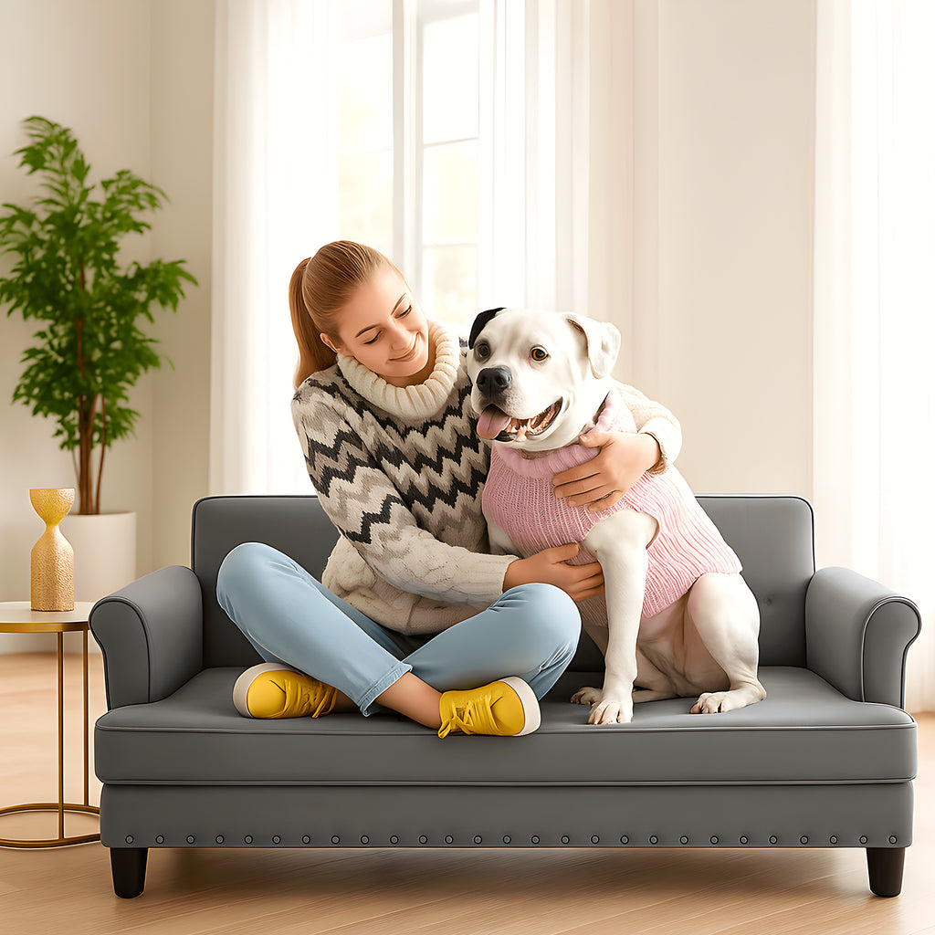 Canapé orthopédique haut de gamme XL ou XXL en cuir silicone