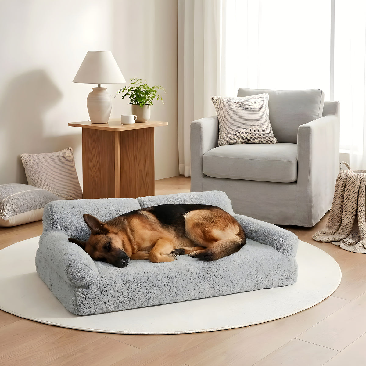Canapé orthopédique pour chien, S à XXL