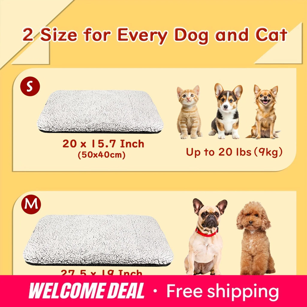 Coussin Thermique Auto-Chauffant Pour Animaux De Compagnie, Lavable, Couverture Chaude Non Électrique Pour Chiots, Chats, Chiens, Fournitures Pour Animaux De Compagnie D'Intérieur