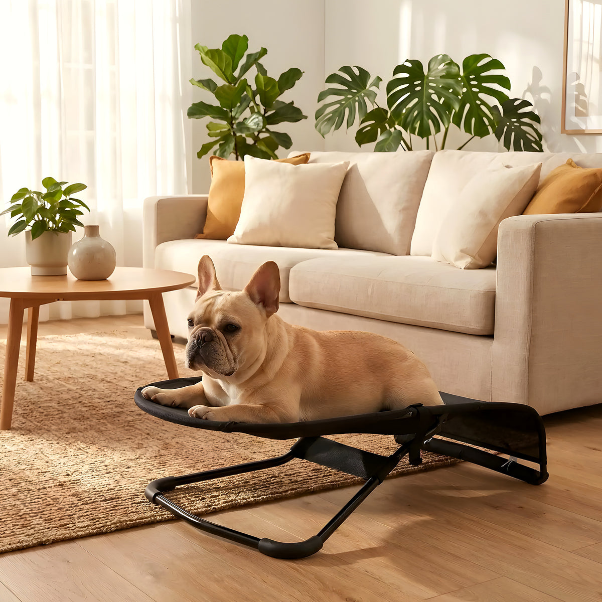 Chaise à bascule pour petit chien, 3 coloris