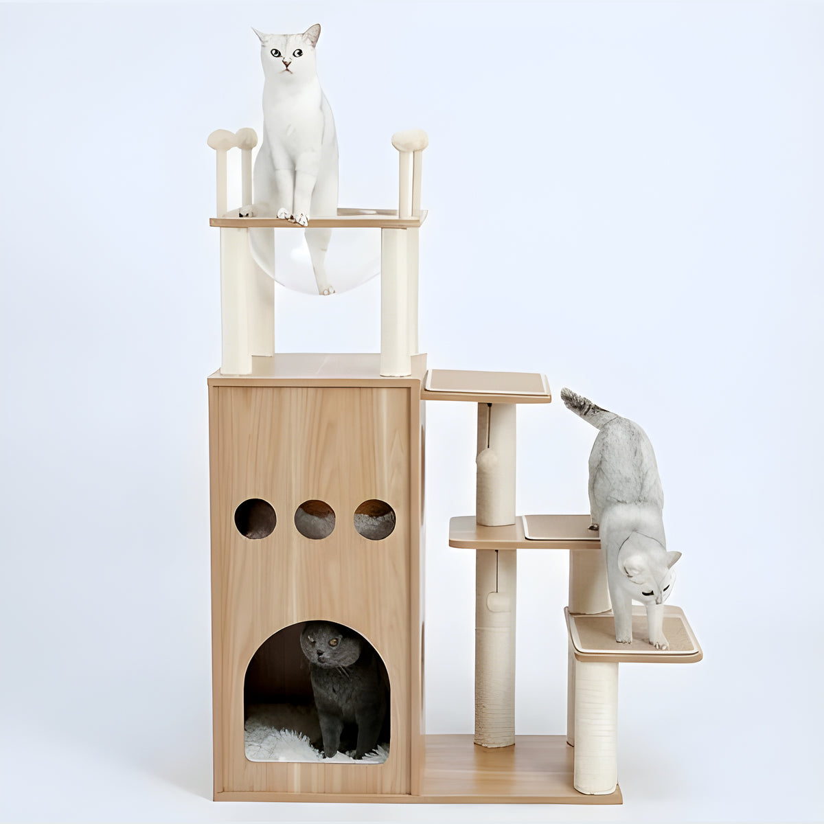 Château en bois pour chat