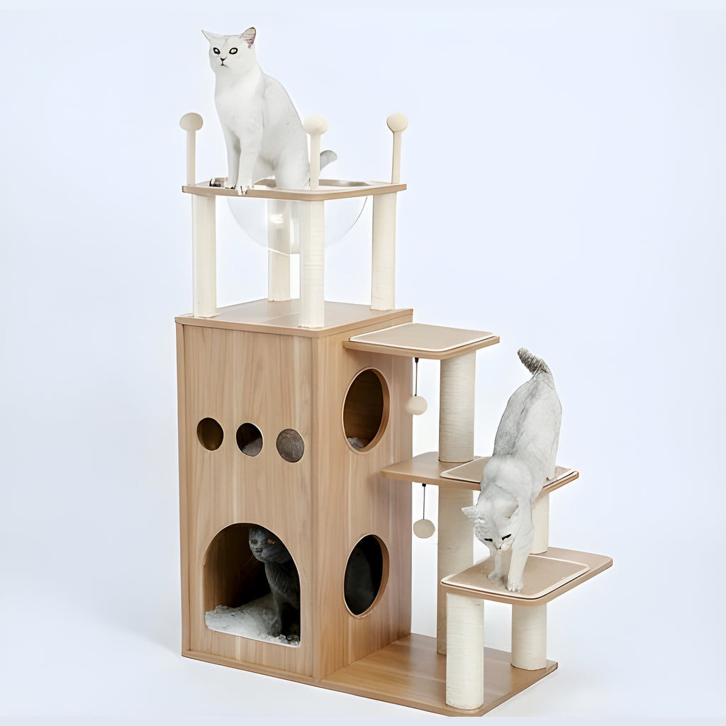 Château en bois pour chat