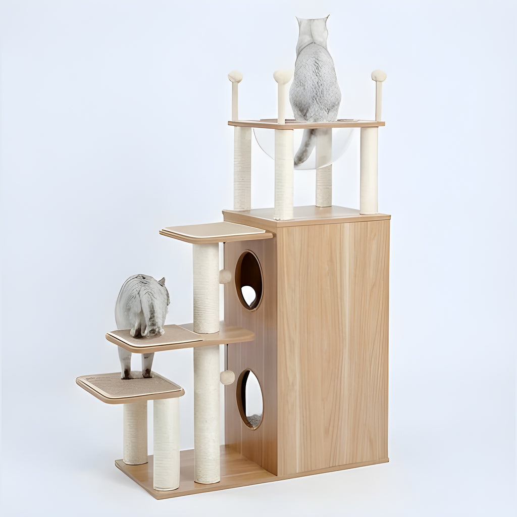 Château en bois pour chat