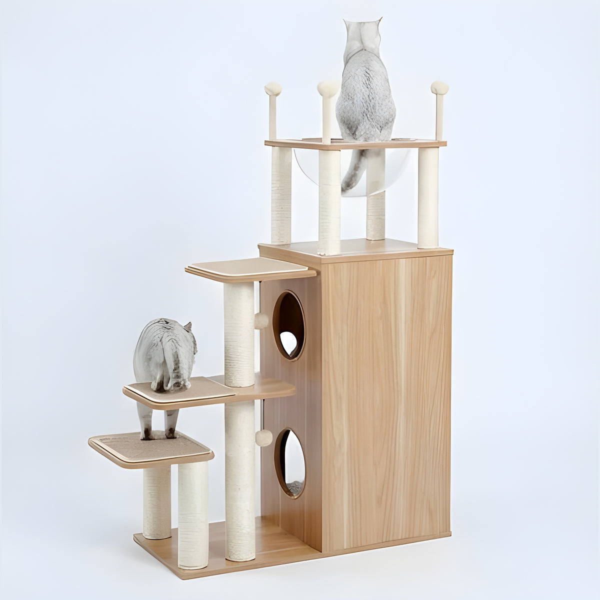 Château en bois pour chat