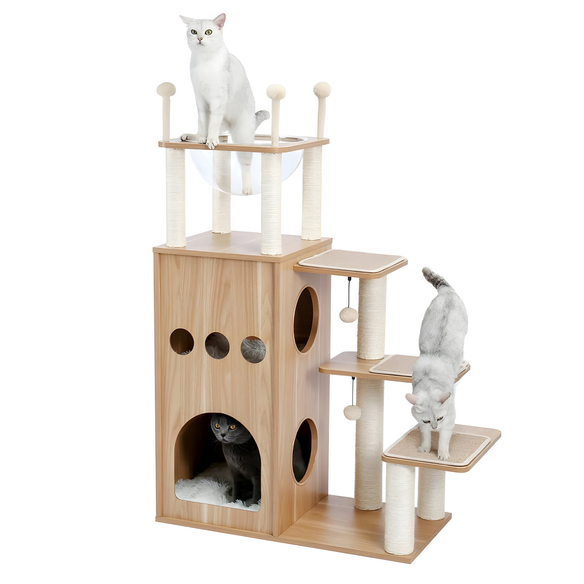 Château en bois pour chat