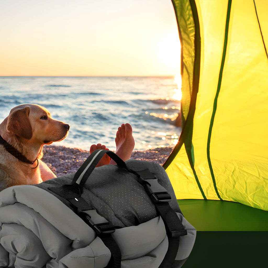 Couchage pliable imperméable 90 x 60 cm pour chien