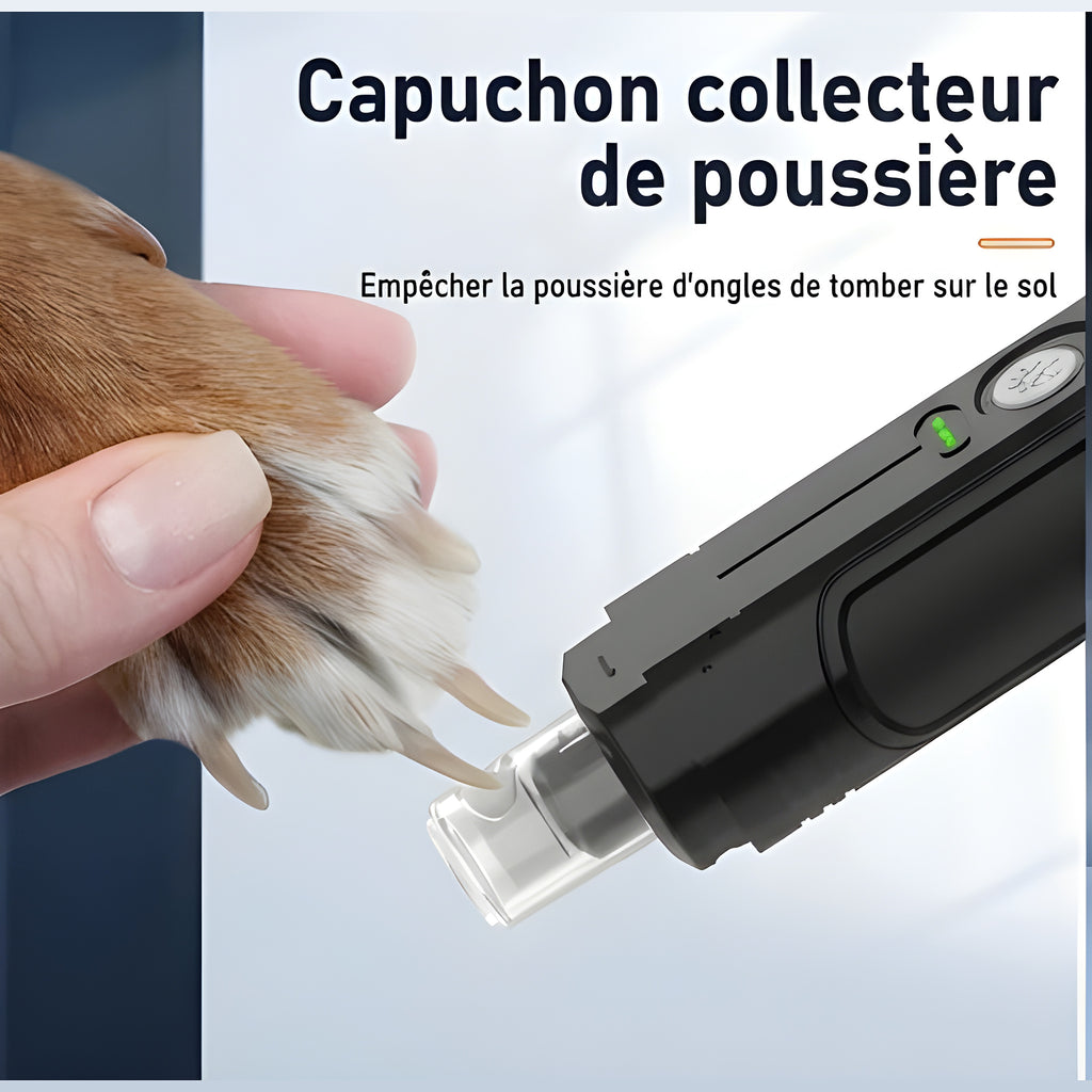 Coupe-griffes électrique double LED