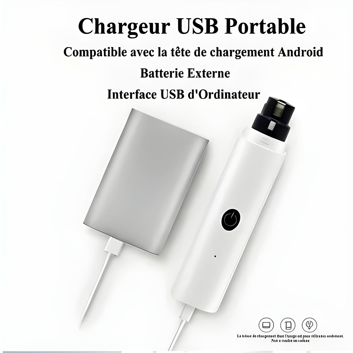 Coupe-griffes électrique USB