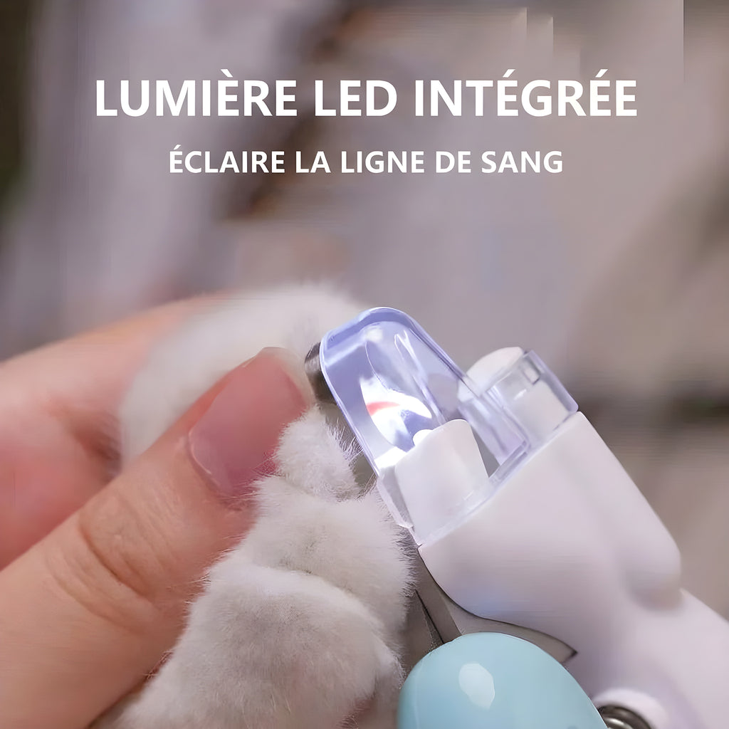 Coupe-griffes LED pour chat
