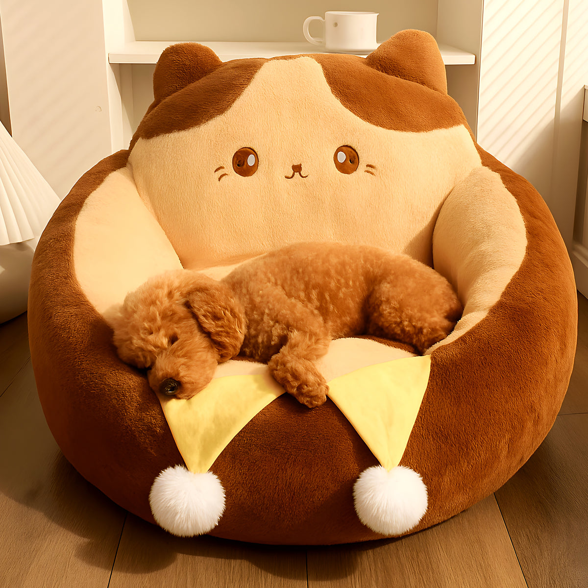 Coussin anti-stress à mémoire de forme pour petit chien