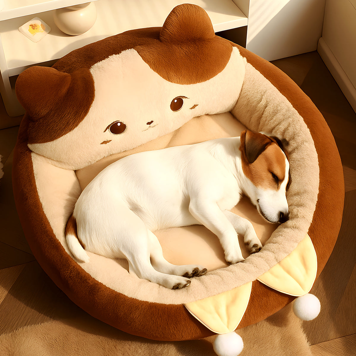 Coussin anti-stress à mémoire de forme pour petit chien