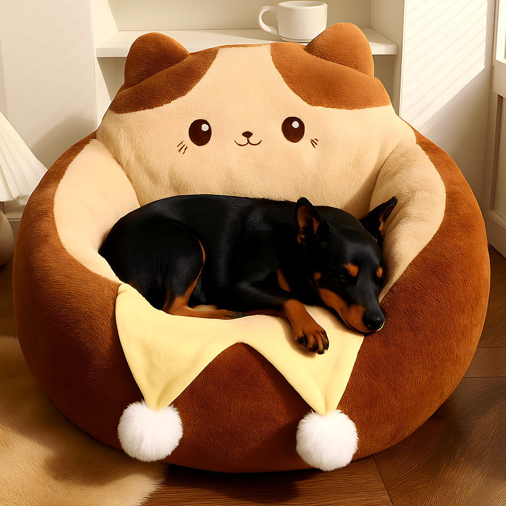 Coussin anti-stress à mémoire de forme pour petit chien