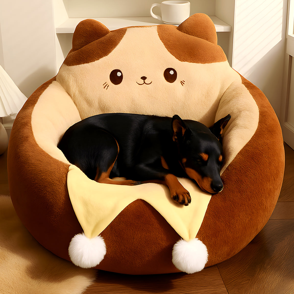 Coussin anti-stress à mémoire de forme pour petit chien