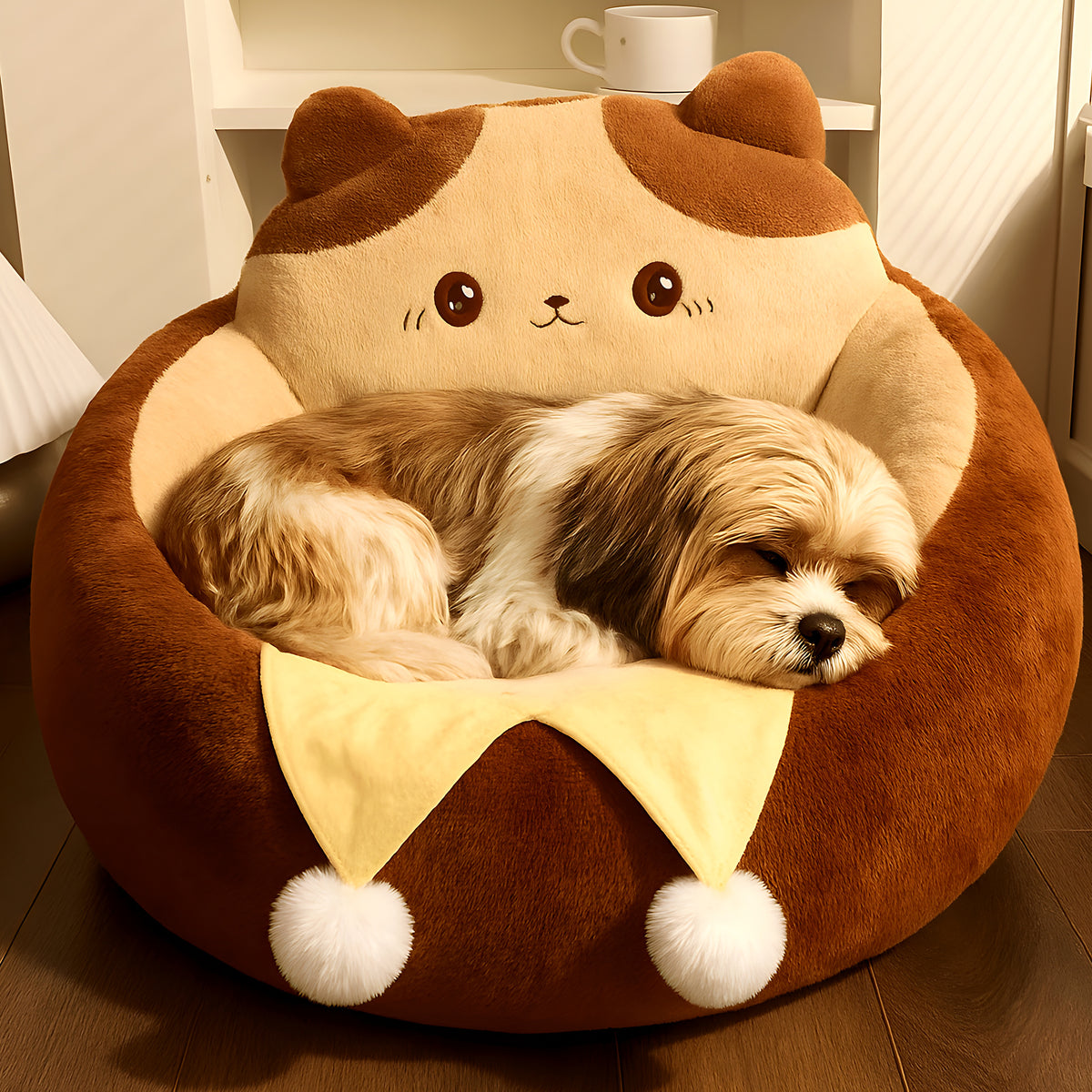 Coussin anti-stress à mémoire de forme pour petit chien