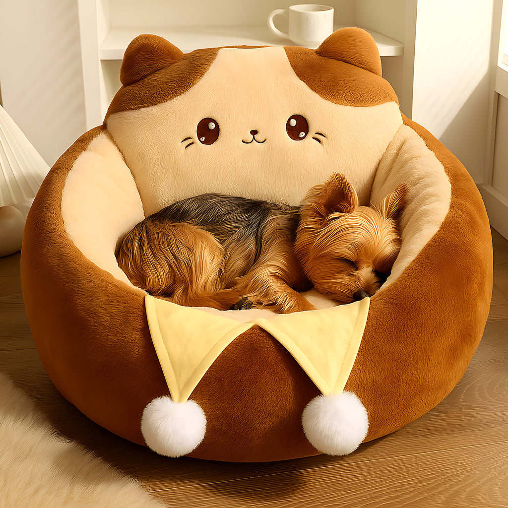 Coussin anti-stress à mémoire de forme pour petit chien