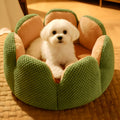 Coussin anti-stress en forme de pétales pour petit chien