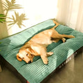 Coussin déhoussable en velours côtelé pour chien, M à XXL