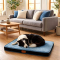 Coussin déhoussable en velours pour chien, 3 coloris