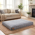 Coussin en lin déhoussable et imperméable pour chien