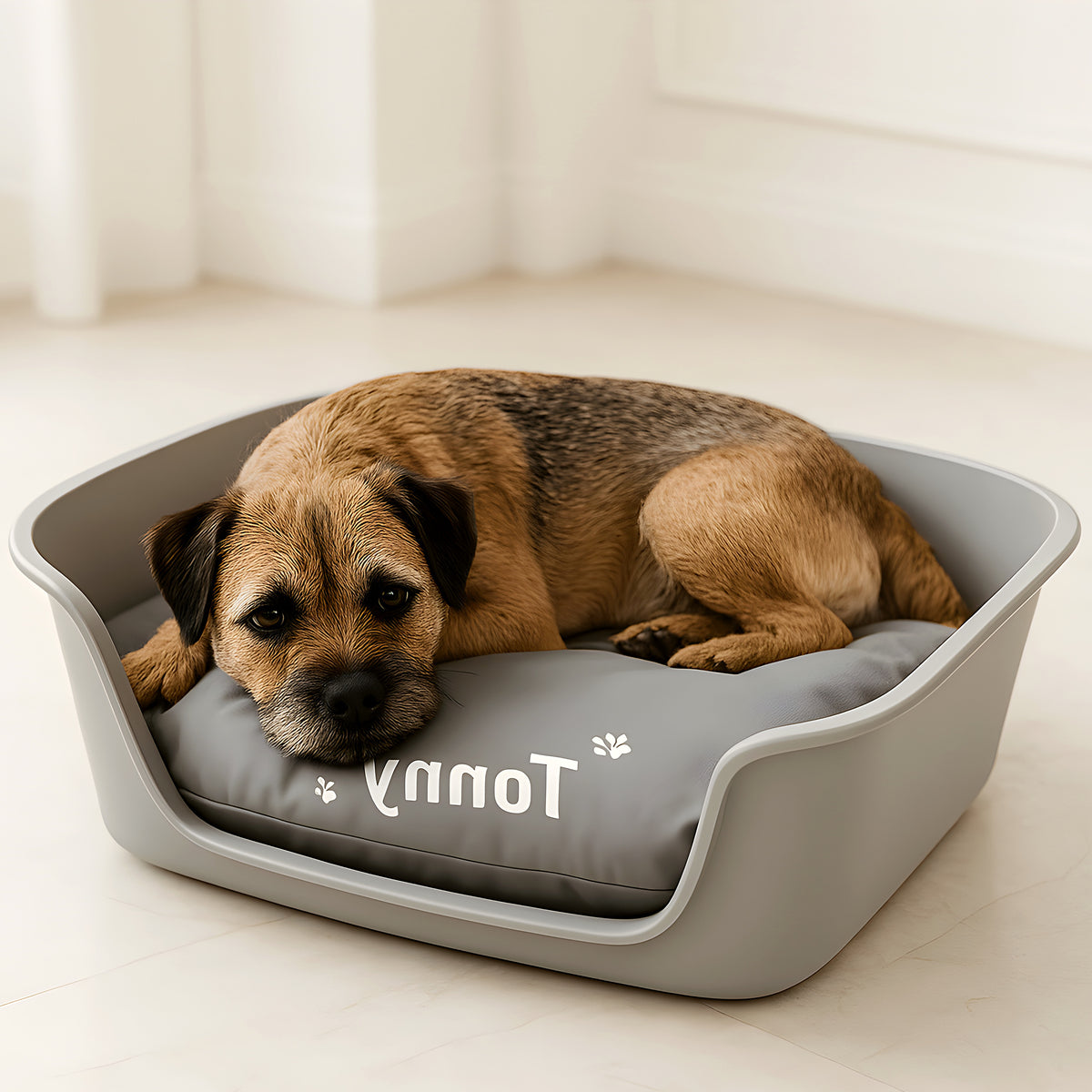 Coussin imperméable personnalisable pour chien