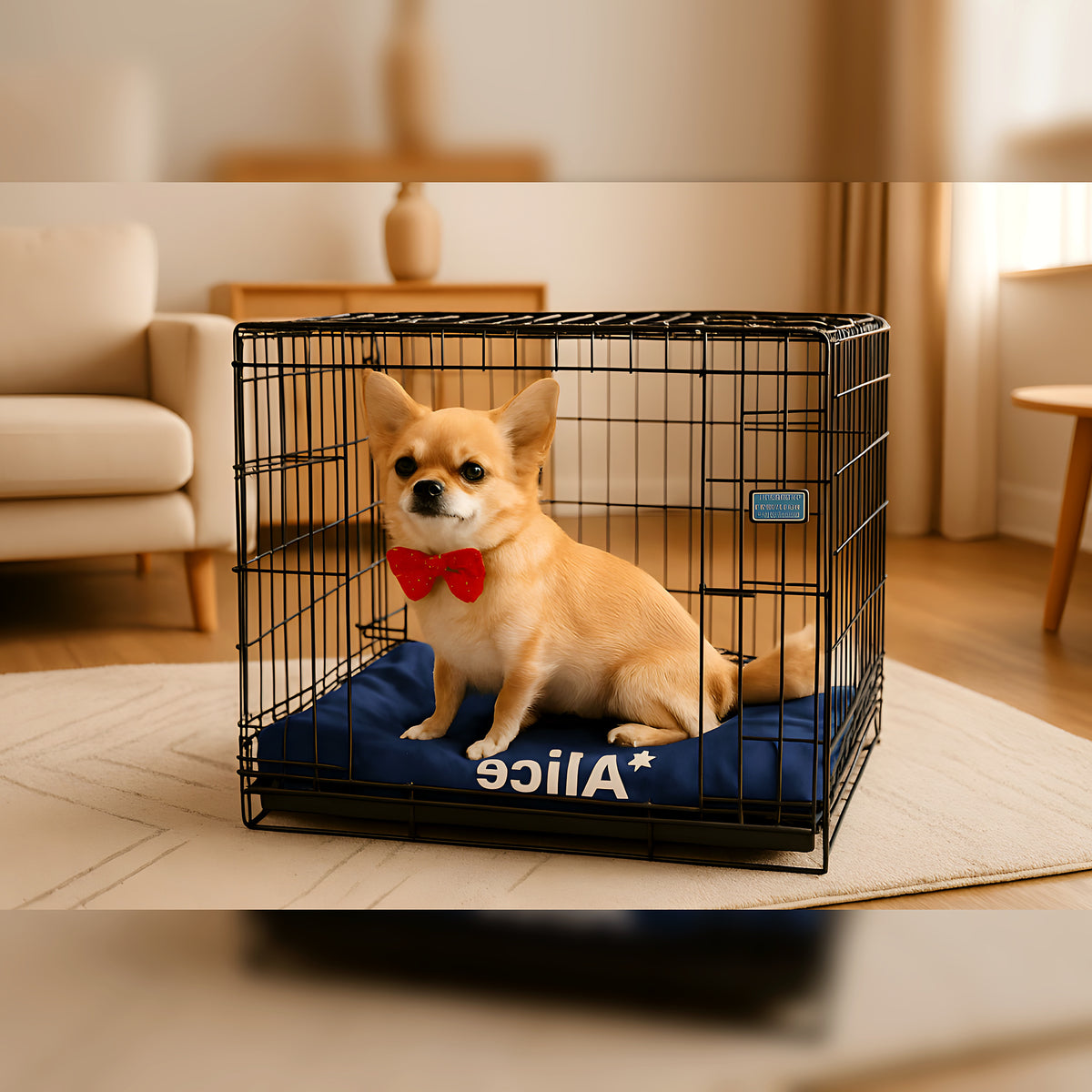 Coussin imperméable personnalisable pour chien