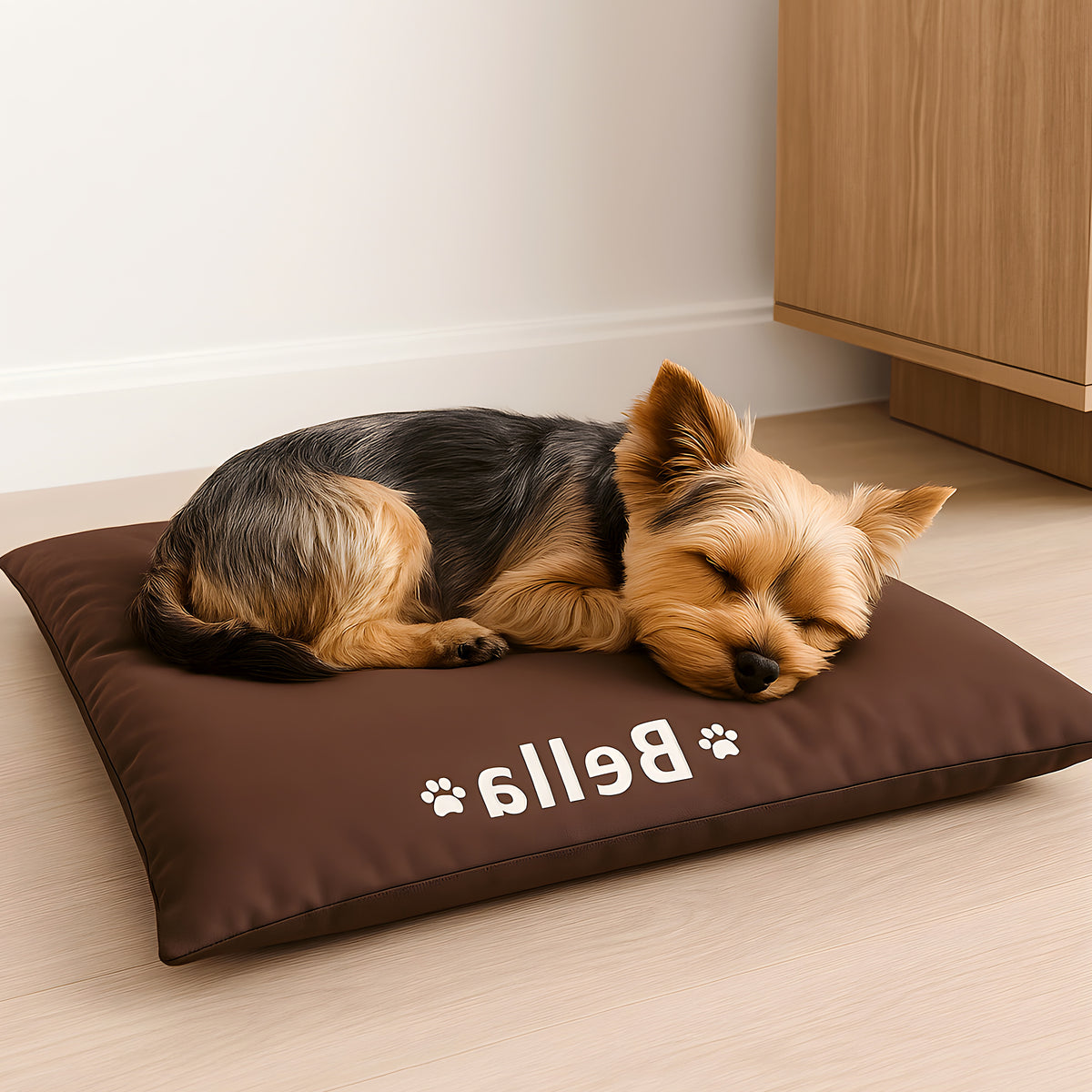 Coussin imperméable personnalisable pour chien