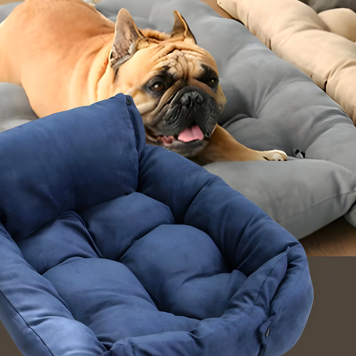 Coussin modulable apaisant pour chien, S ou M