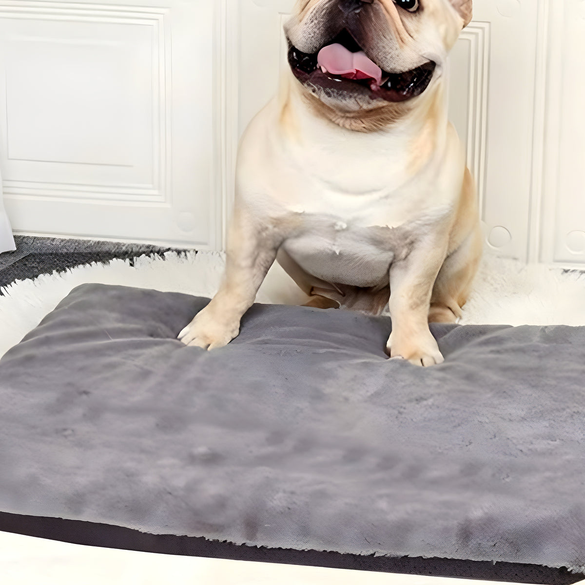 Coussin nuage pliable déhoussable pour chien, S ou M