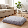 Coussin orthopédique déhoussable en peluche pour chien