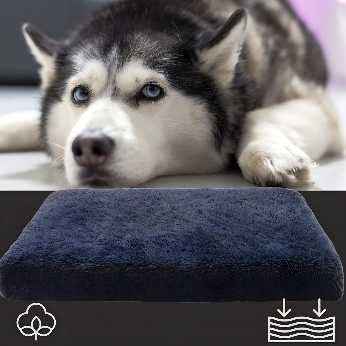 Coussin orthopédique pour chien, S à L