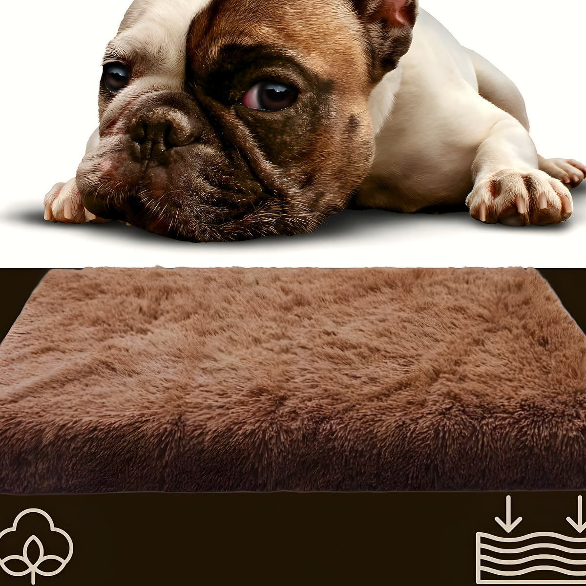 Coussin orthopédique pour chien, S à L