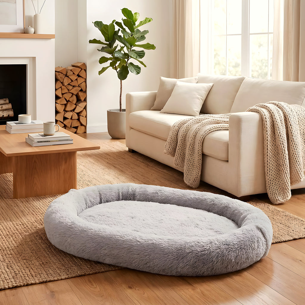 Coussin ovale XXL à mémoire de forme pour chien