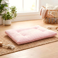 Coussin rectangulaire réversible été/hiver pour chien