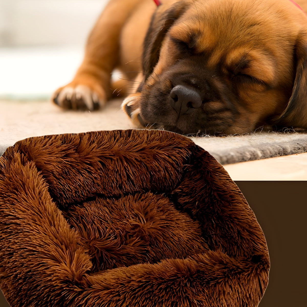 Coussin respirant à bords surélevés pour chien, S à L