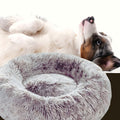 Coussin rond respirant anti-odeurs pour chien, Ø50 à 100 cm
