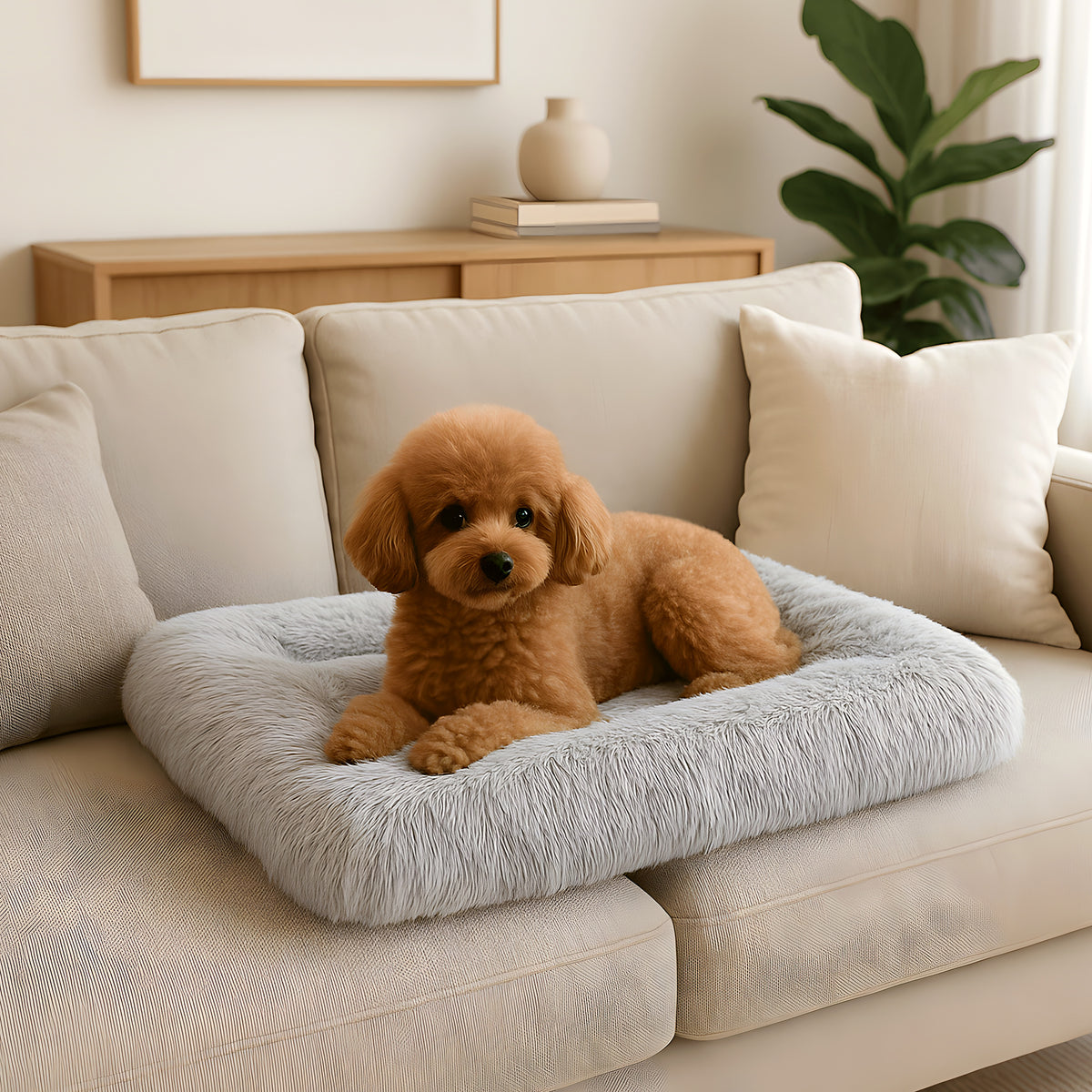 Coussin tapis stable antidérapant pour chien, 4 tailles