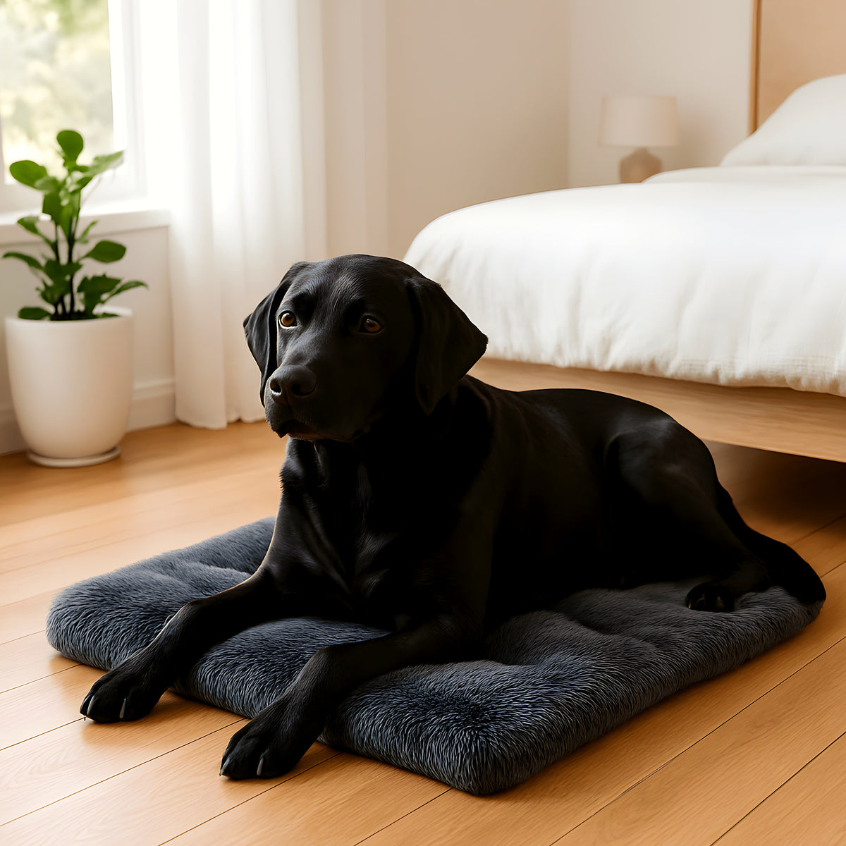 Coussin tapis stable antidérapant pour chien, 4 tailles