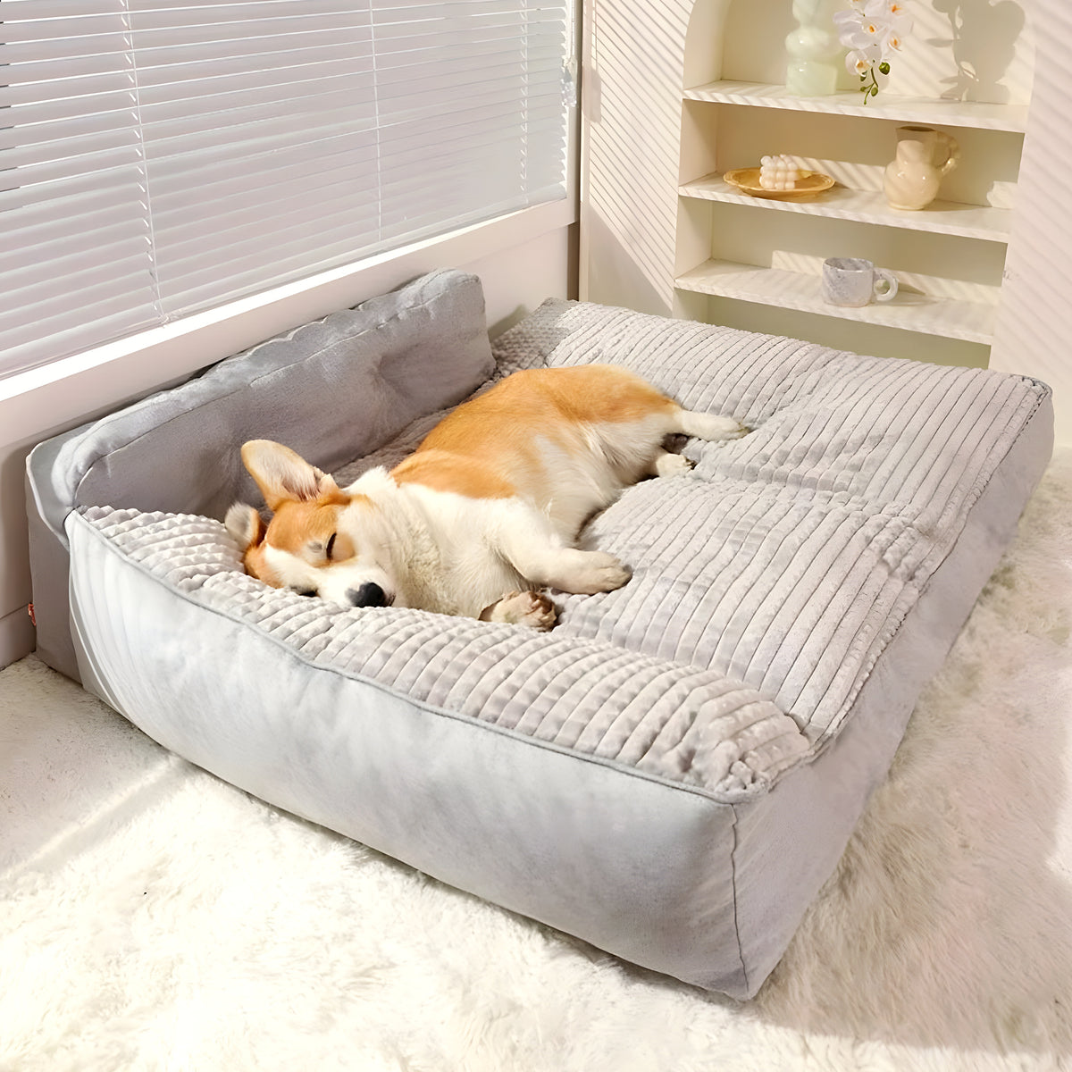 Coussin XXL en éponge haute densité pour grand chien