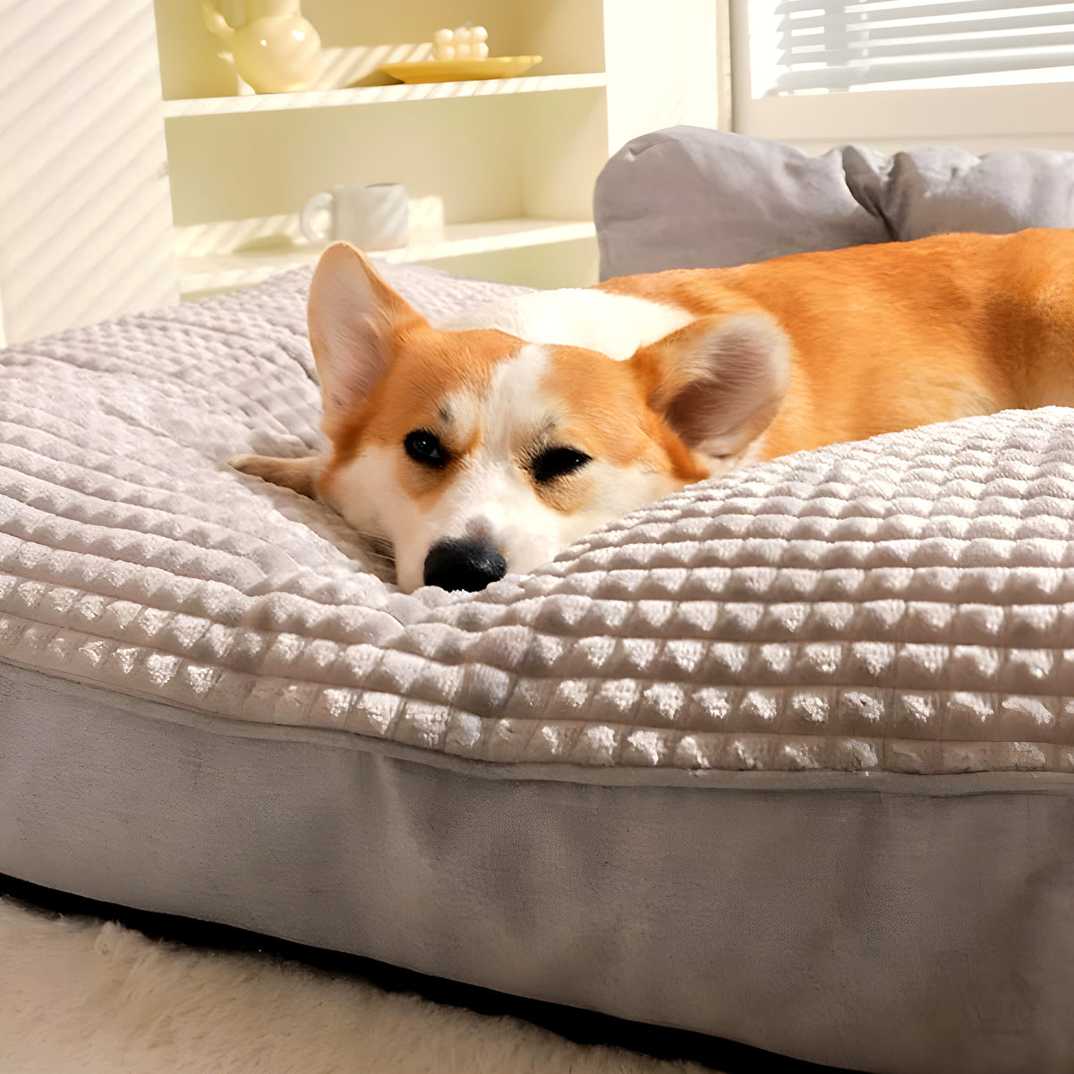 Coussin XXL en éponge haute densité pour grand chien
