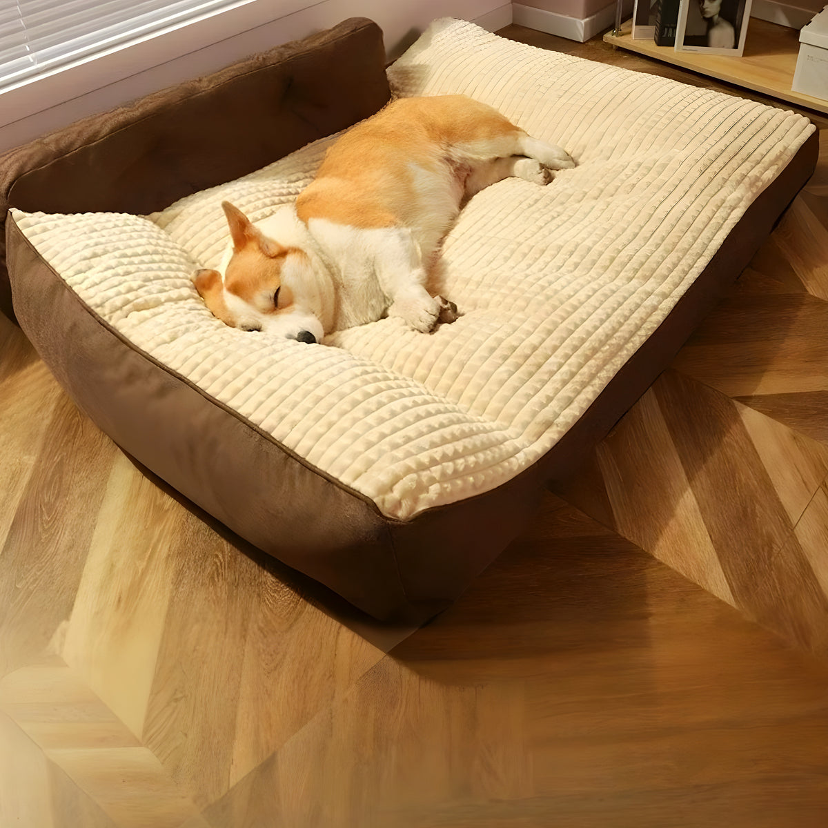 Coussin XXL en éponge haute densité pour grand chien