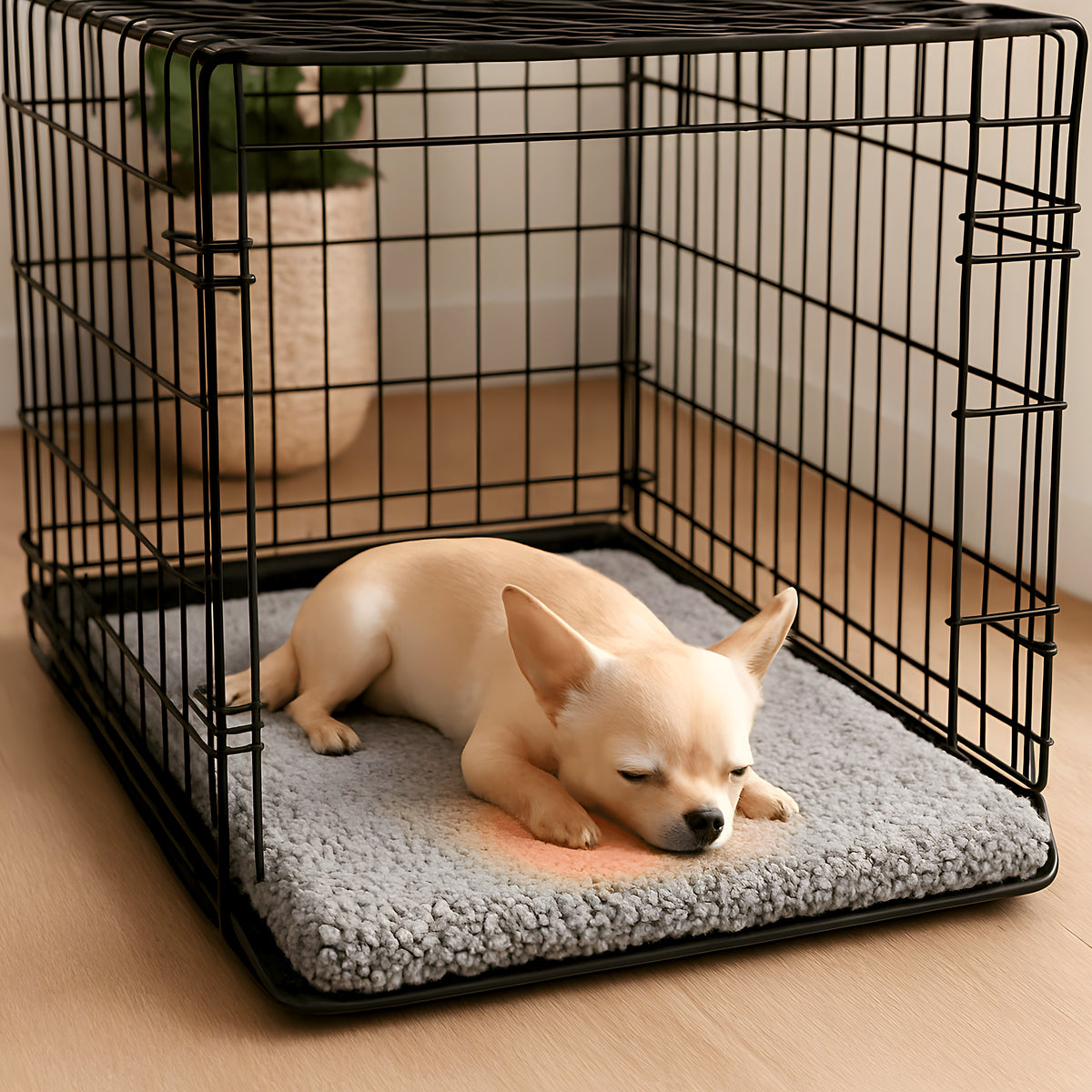 Couverture auto-chauffante 4 couches pour chien